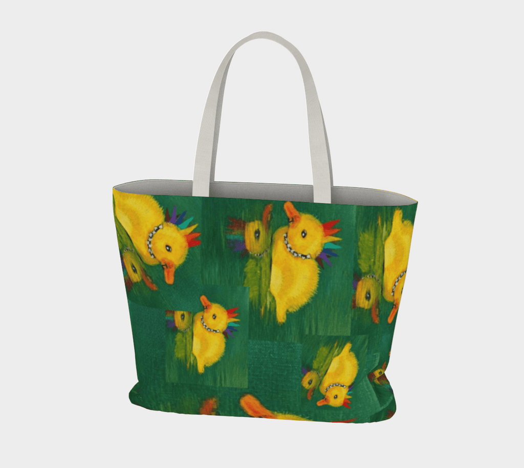 Punky Dunkling - Large Tote - Julie Jeanne Art