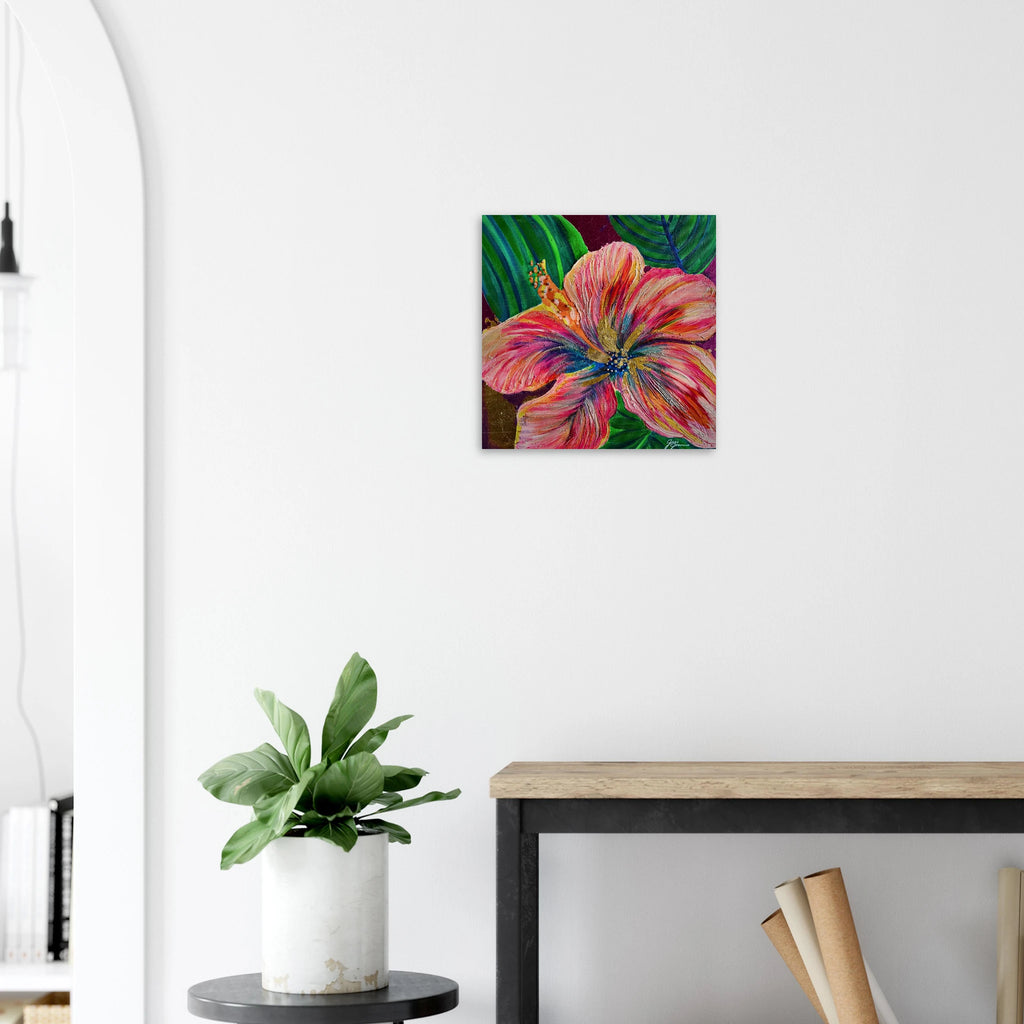 Blooming Brilliance - Brushed Aluminum Print 40x40 cm / 16x16″ - Julie Jeanne Art