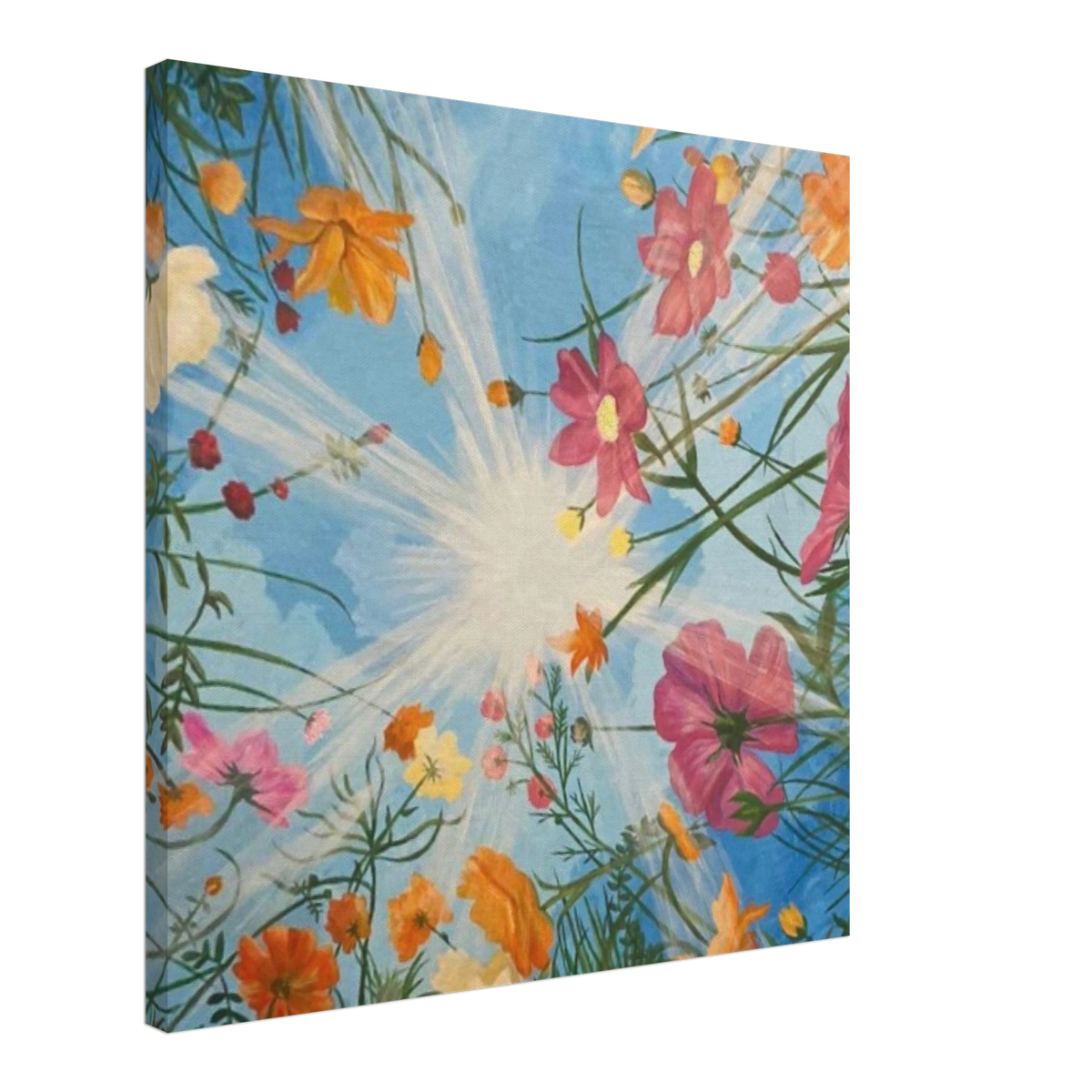 Looking up at Heaven - Canvas 60x60 cm / 24x24″ - Julie Jeanne Art