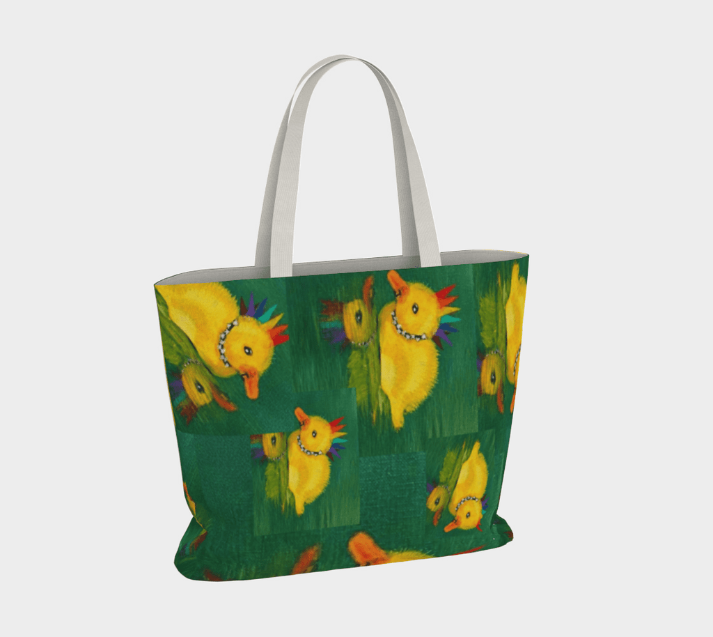 Punky Dunkling - Large Tote - Julie Jeanne Art