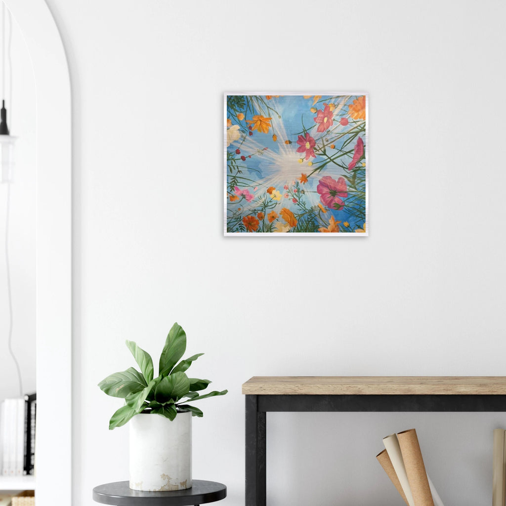Looking up at Heaven - Brushed Aluminum Print 50x50 cm / 20x20″ - Julie Jeanne Art