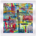 Beautifully Complicated - Brushed Aluminum Print 50x50 cm / 20x20″ - Julie Jeanne Art