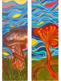 The Quiet Alchemist/ The Wild Alchemist (set of 2) - Julie Jeanne Art