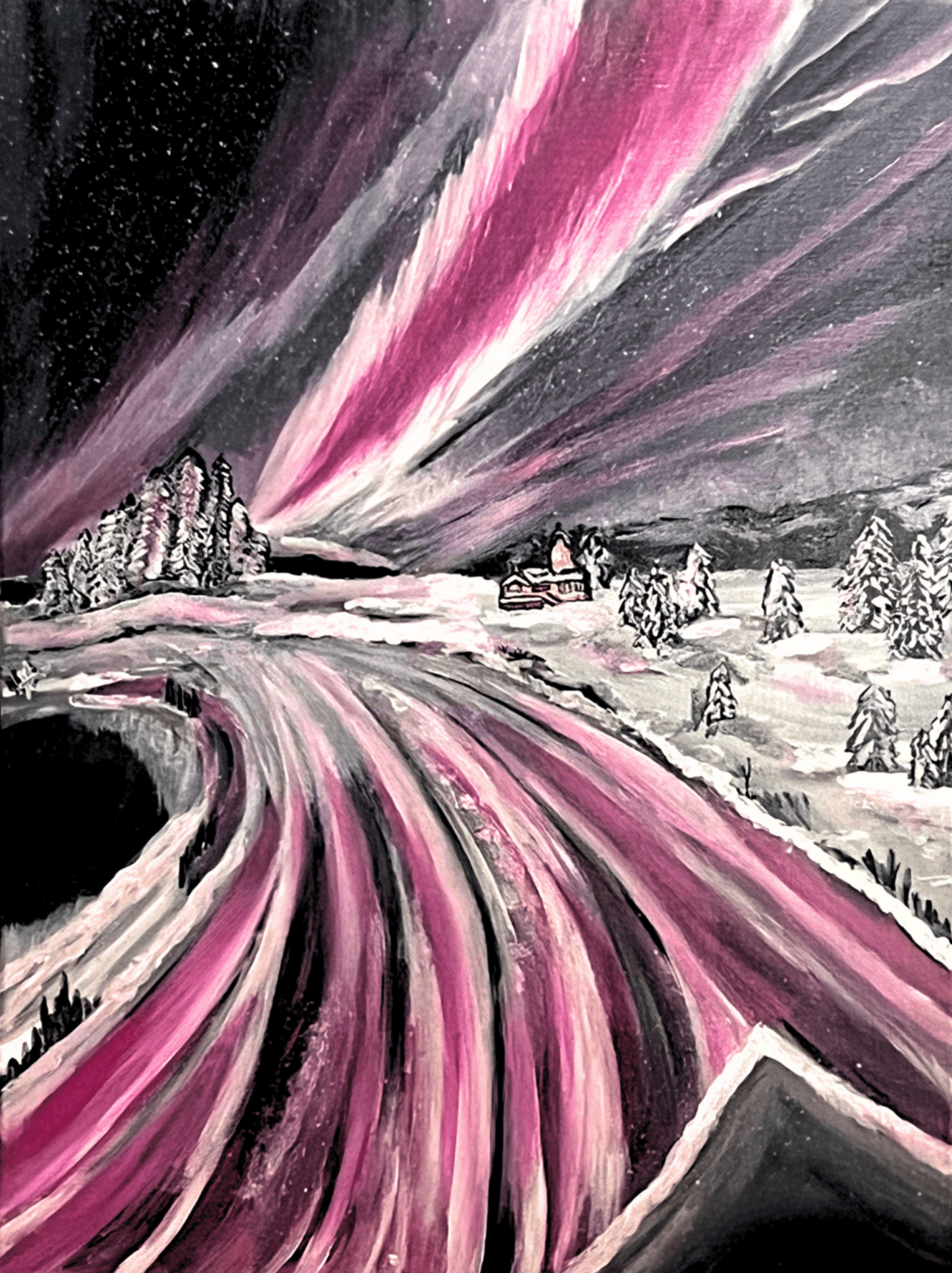 Northern Rhapsody - Julie Jeanne Art