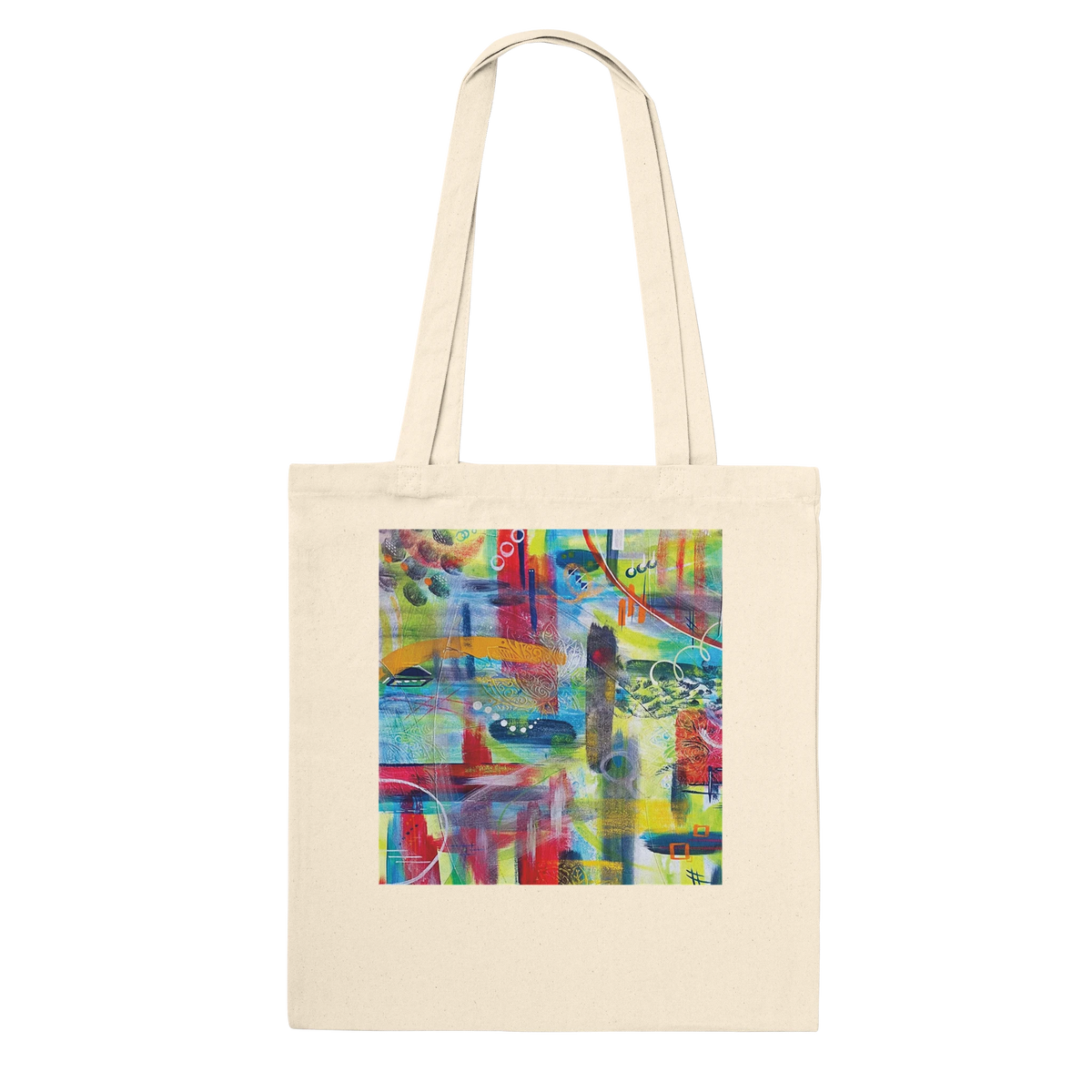Beautifully Complicated - Premium Tote Bag Natural - Julie Jeanne Art