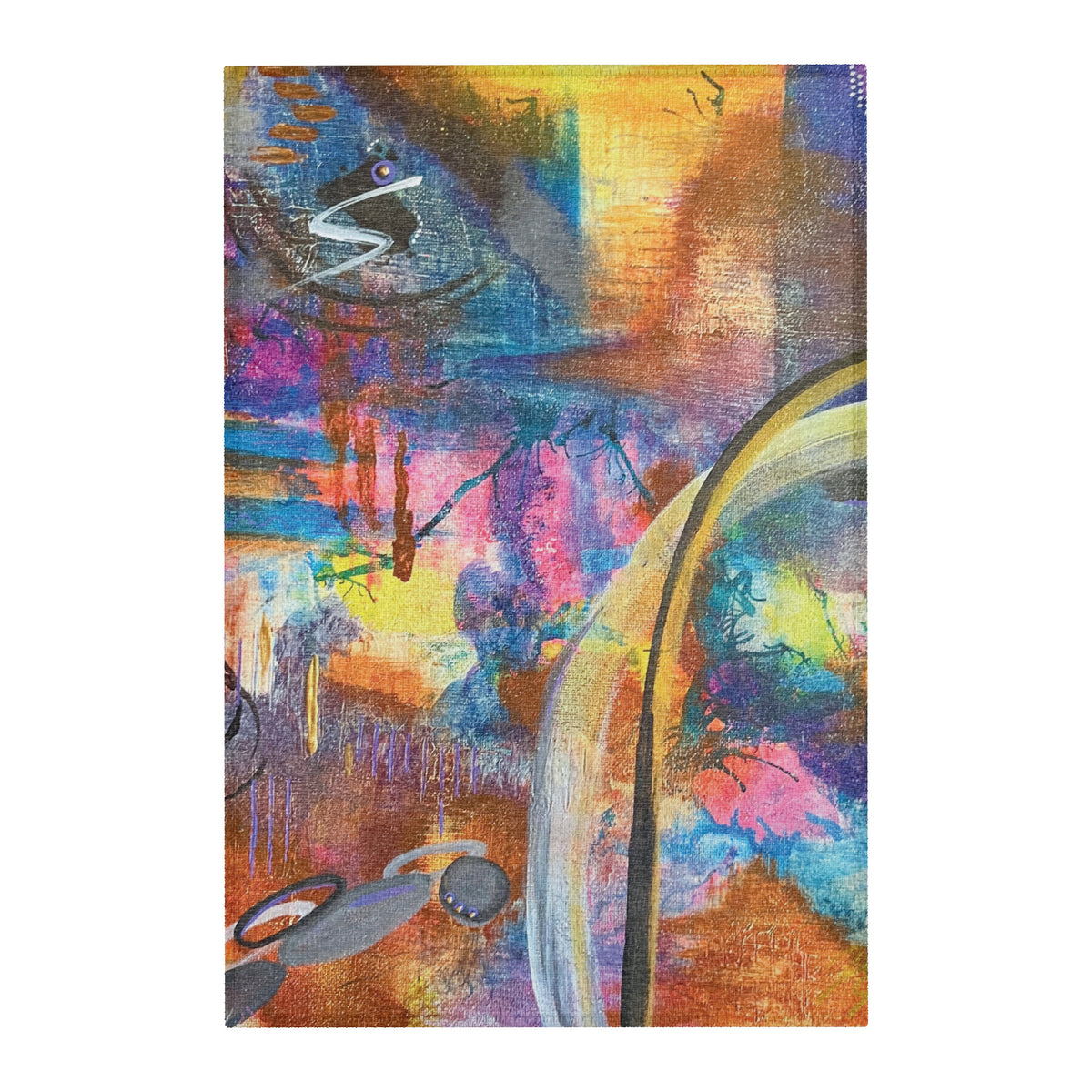 Beauty Beyond Borders - Area rug - Julie Jeanne Art