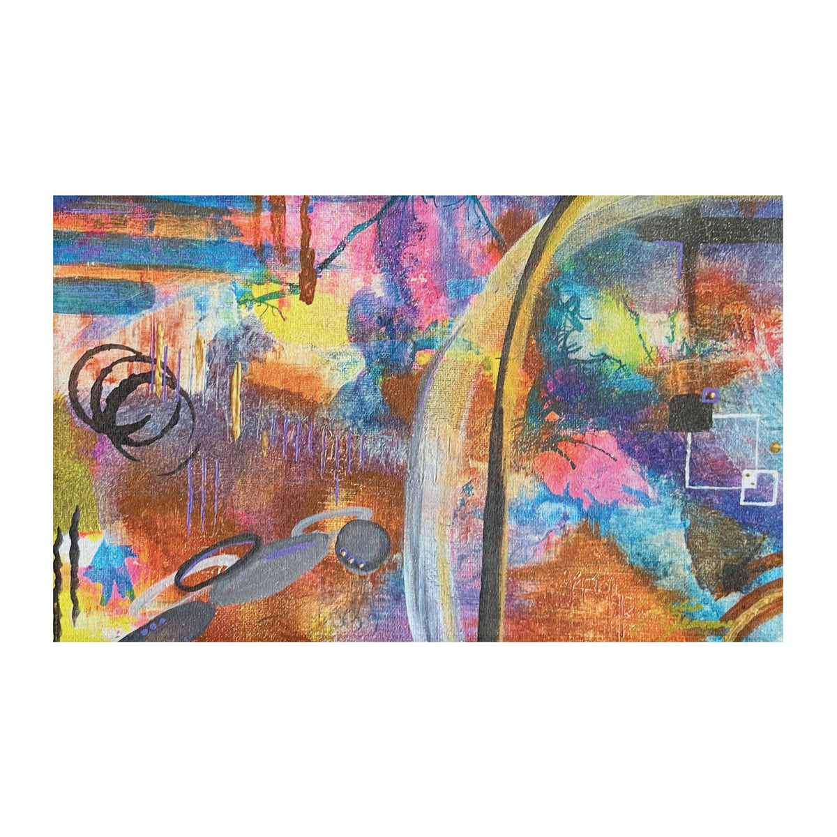 Beauty Beyond Borders - Area rug - Julie Jeanne Art