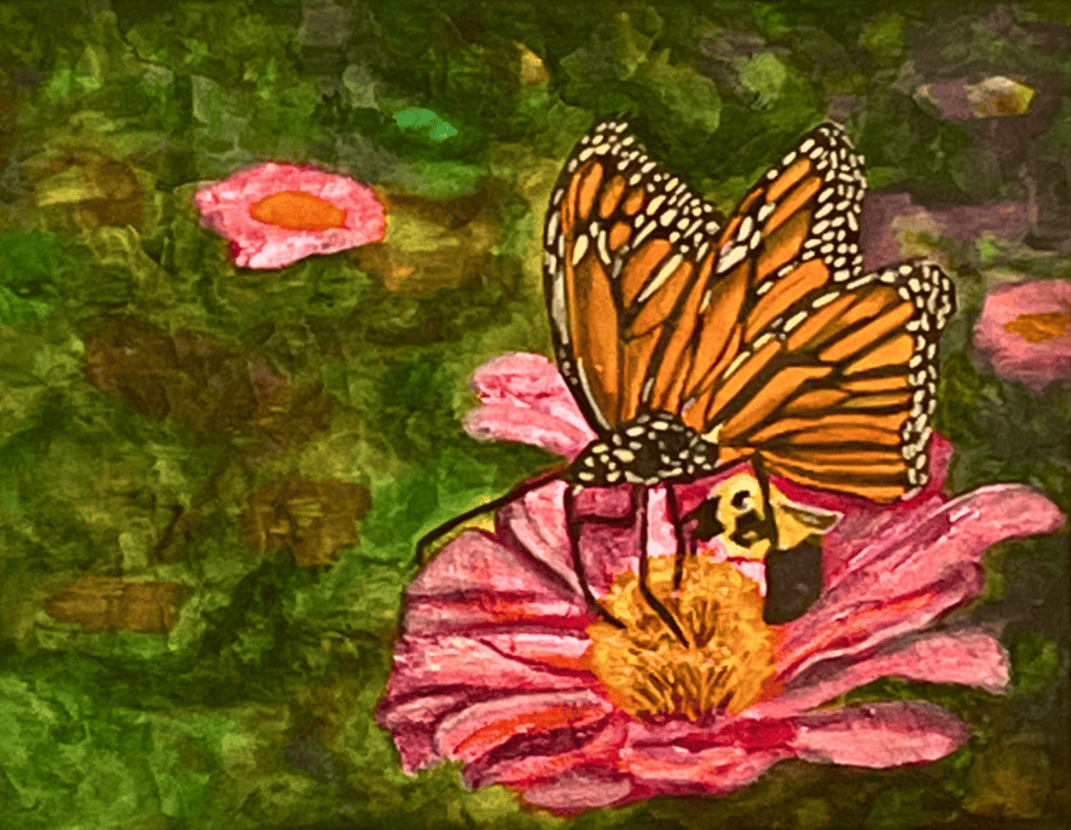 Magestic Monarch - Julie Jeanne Art
