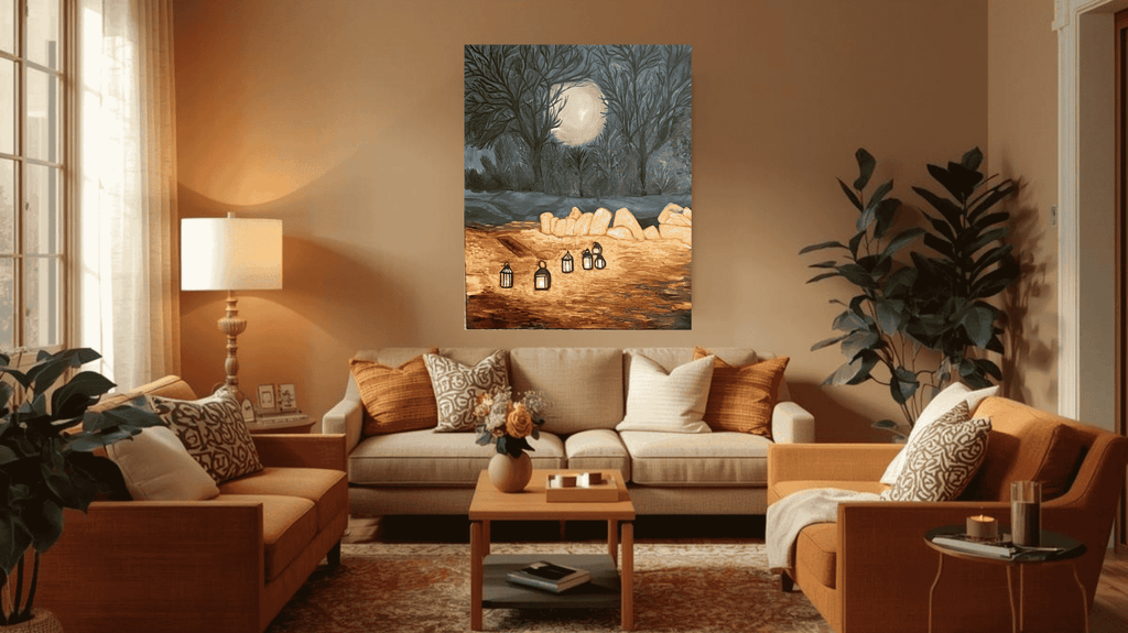 Awakening under the Moonlight - Julie Jeanne Art