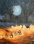 Awakening under the Moonlight - Julie Jeanne Art