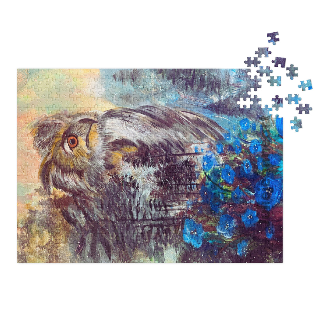 The Hopeful Journey - Jigsaw puzzle with tin - Julie Jeanne Art