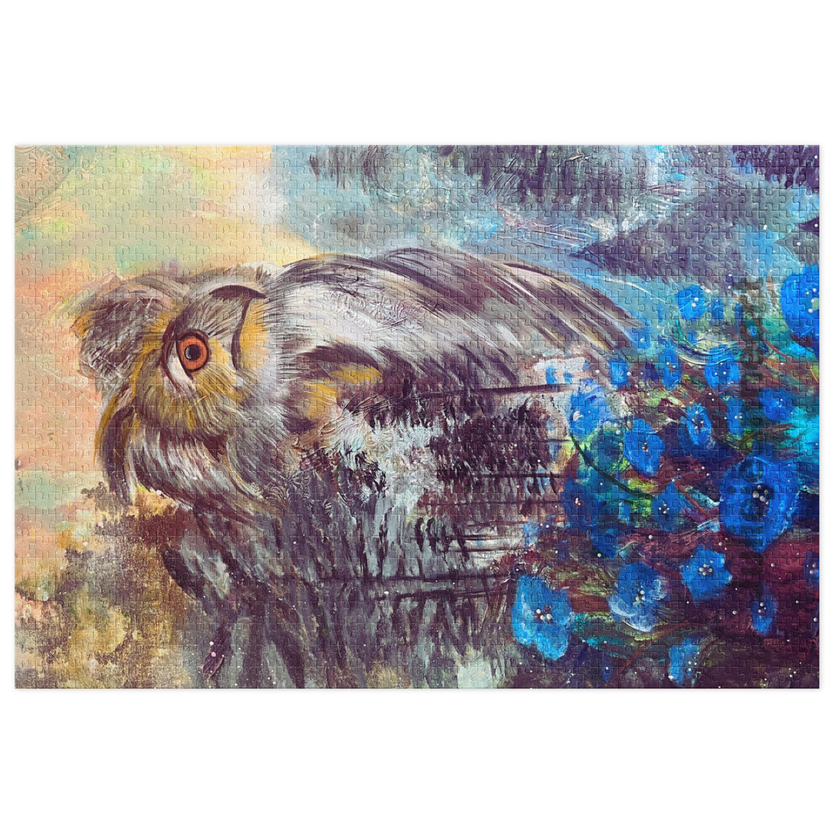 The Hopeful Journey - Jigsaw puzzle with tin - Julie Jeanne Art