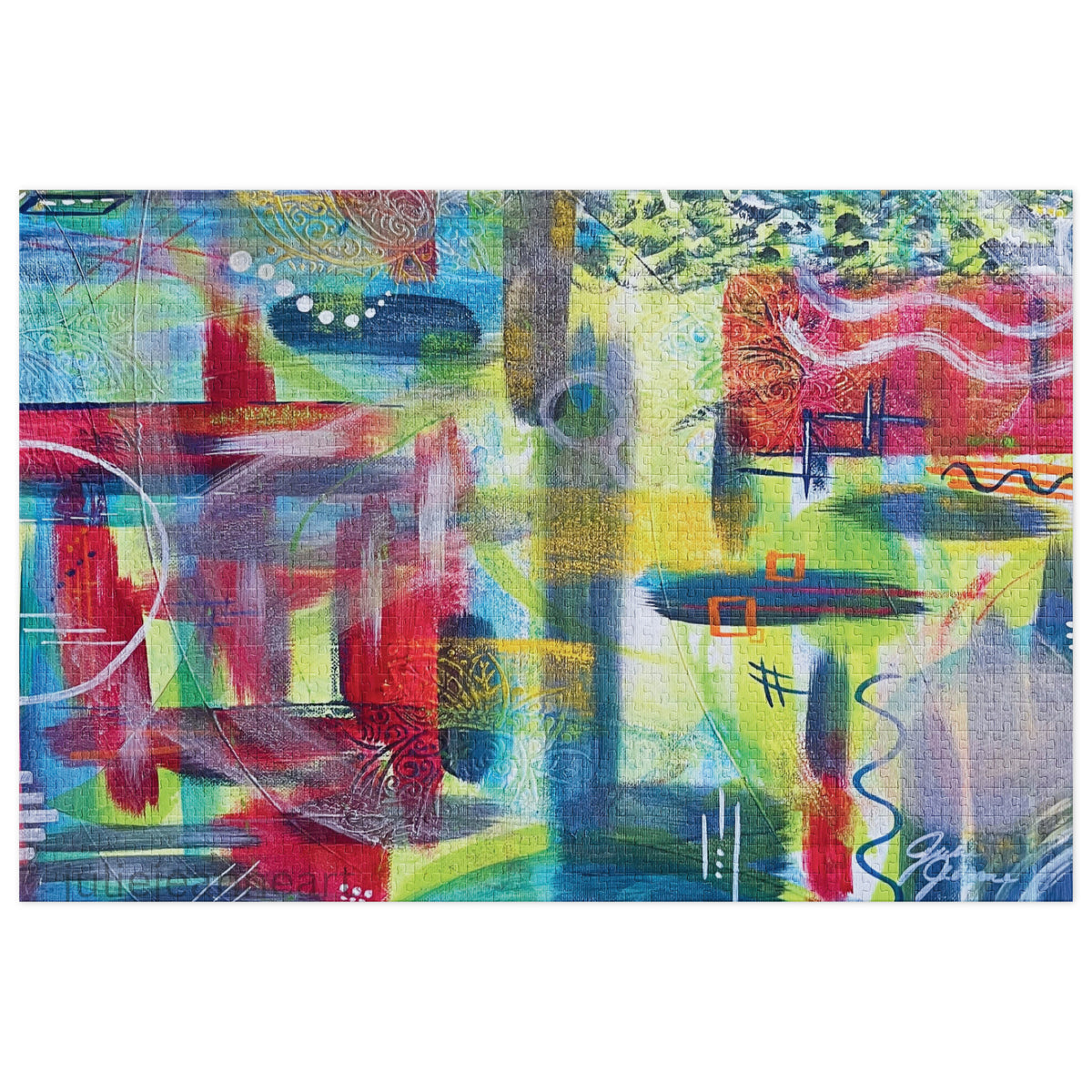 Beautifully Complicated - Jigsaw puzzle with tin - Julie Jeanne Art