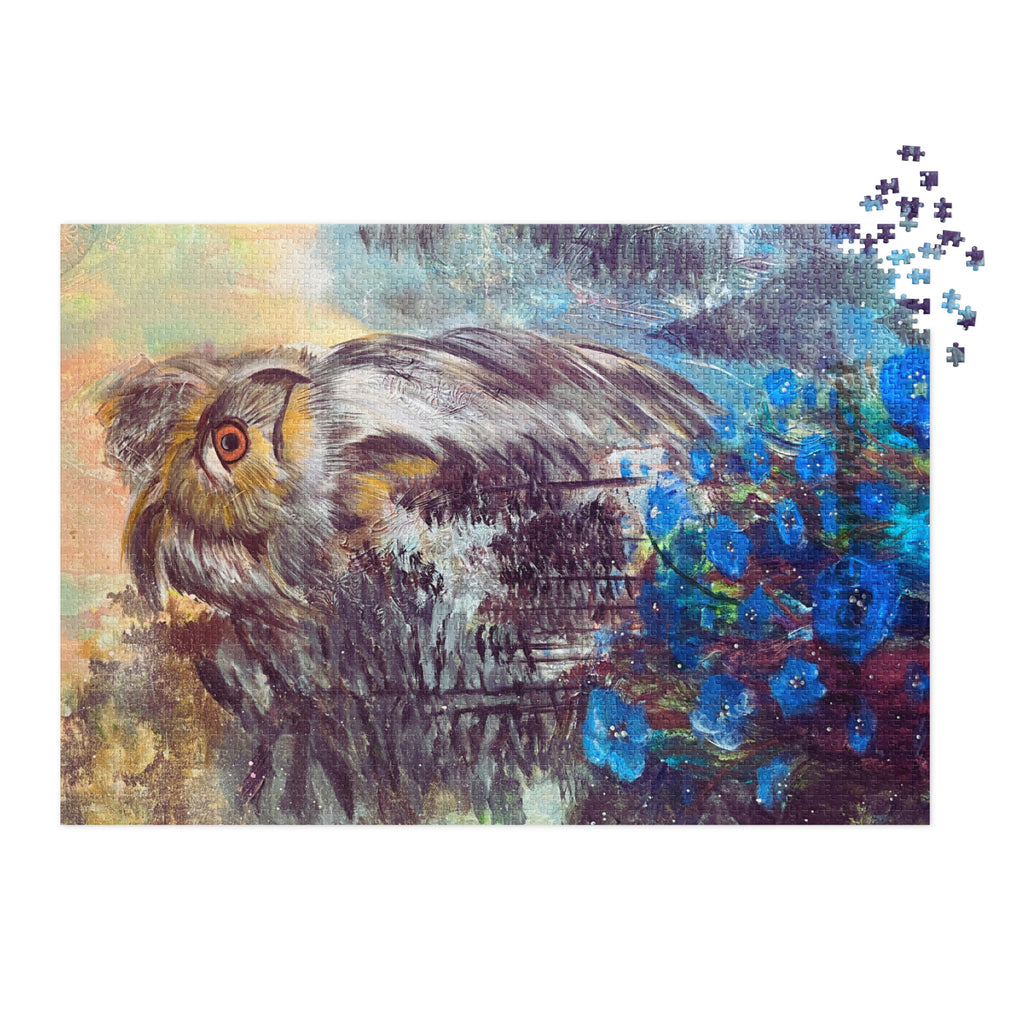 The Hopeful Journey - Jigsaw puzzle with tin - Julie Jeanne Art