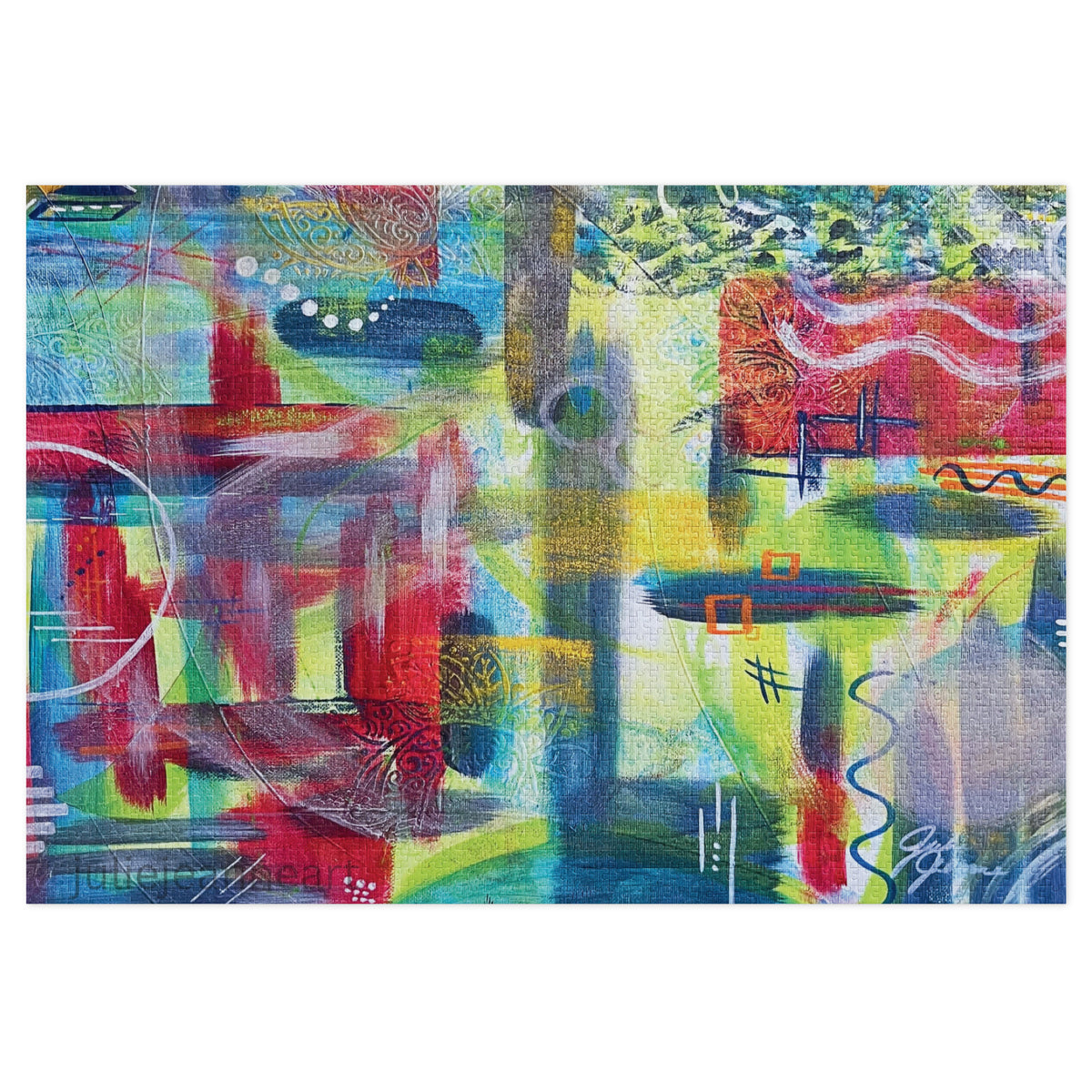 Beautifully Complicated - Jigsaw puzzle with tin - Julie Jeanne Art