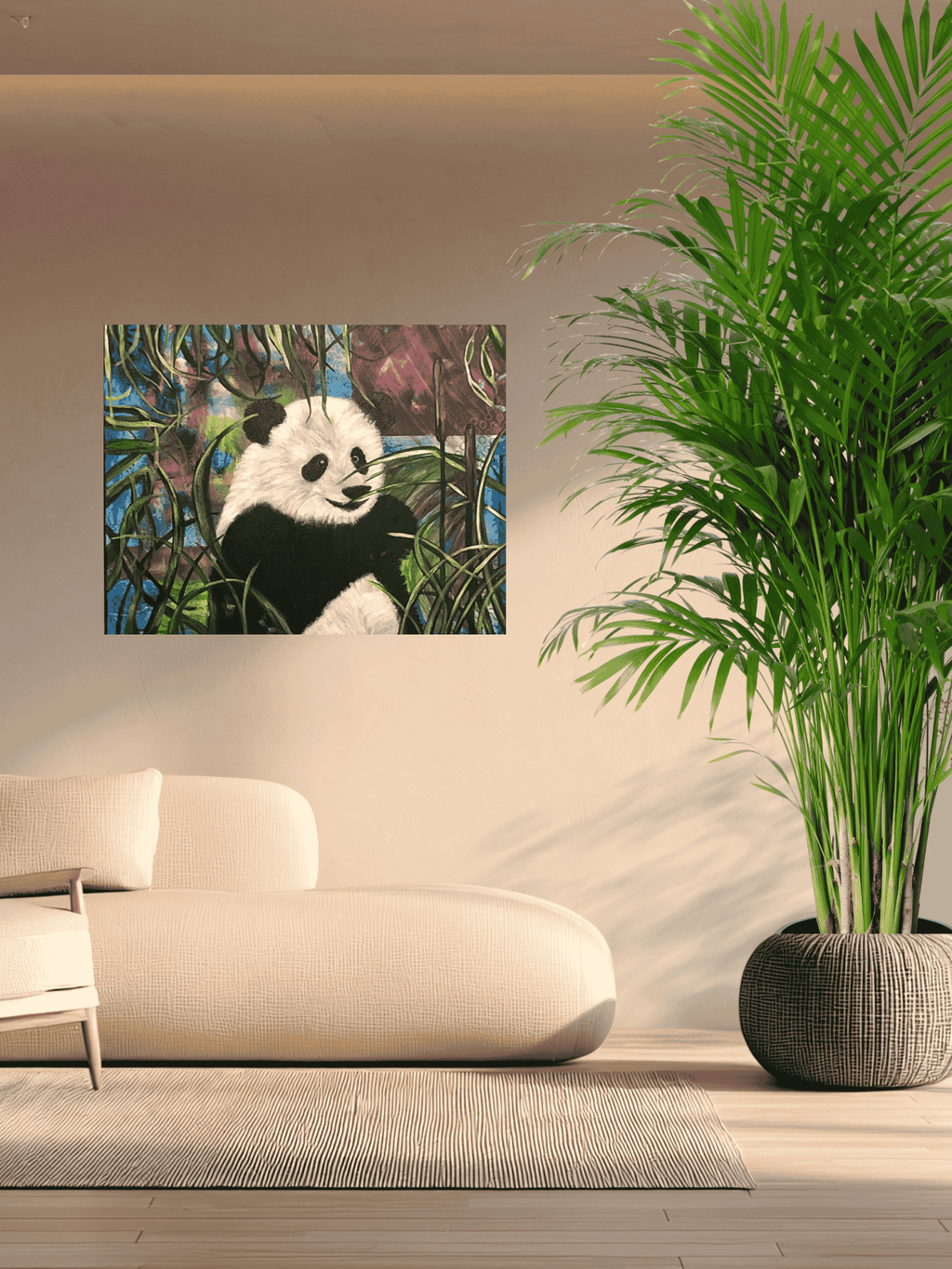 Playful Panda - Julie Jeanne Art