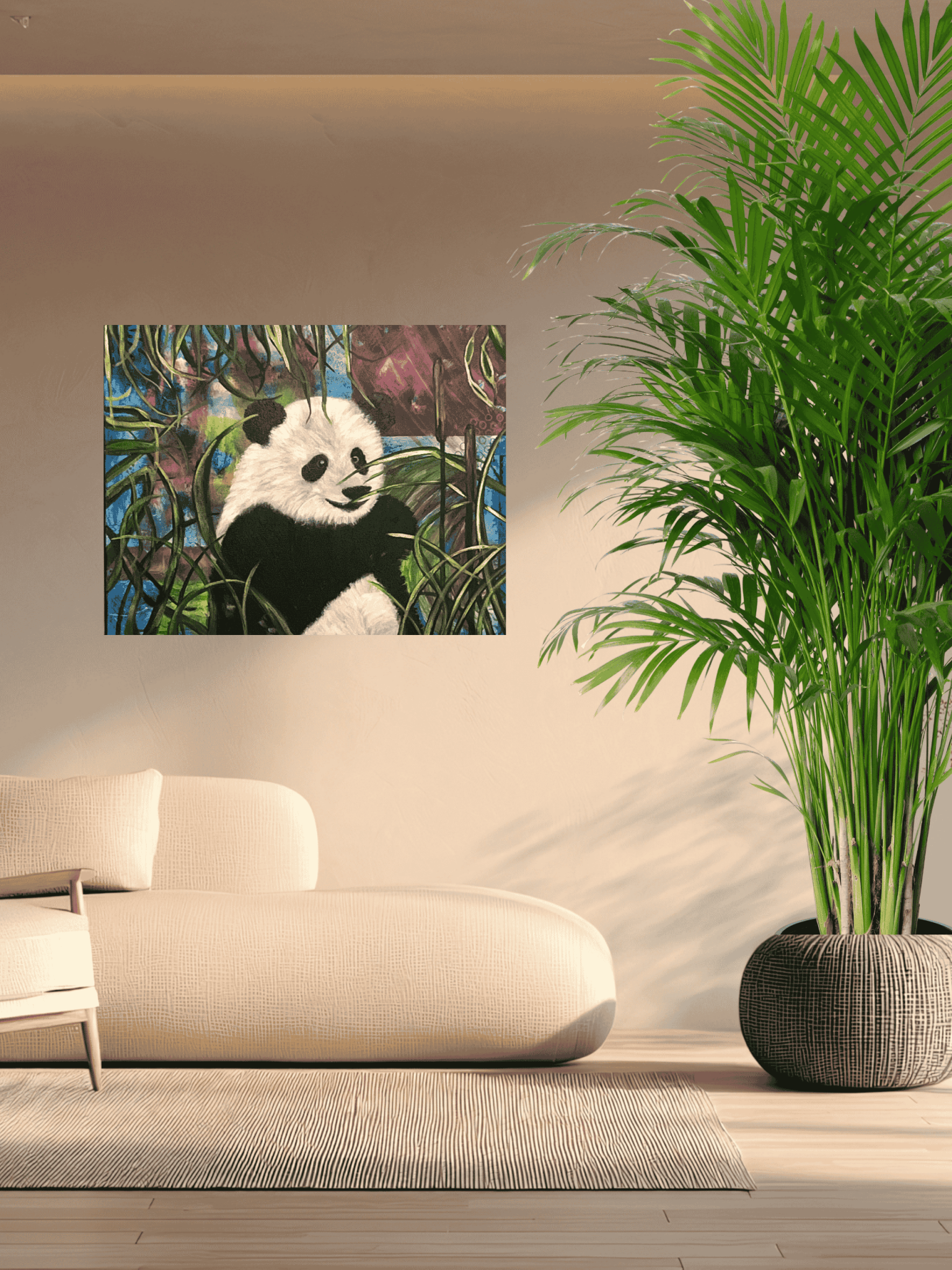 Playful Panda - Julie Jeanne Art