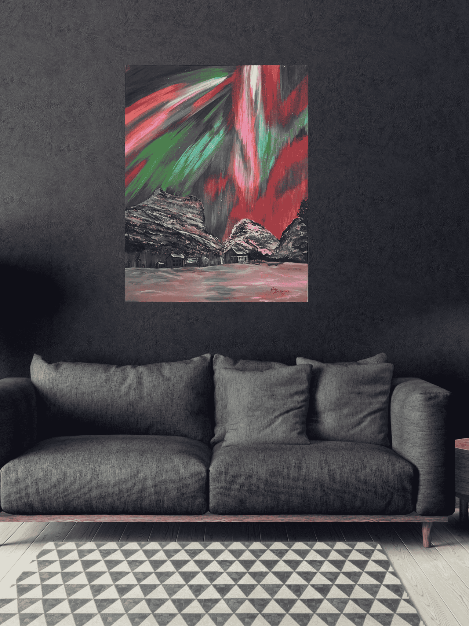 The Awe Above - Julie Jeanne Art