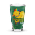 Duckin' Weird (Punky Duckling) - Shaker pint glass - Julie Jeanne Art