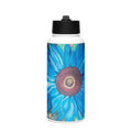 Bloom Beyond Ordinary - Stainless steel water bottle w/ straw lid - Julie Jeanne Art