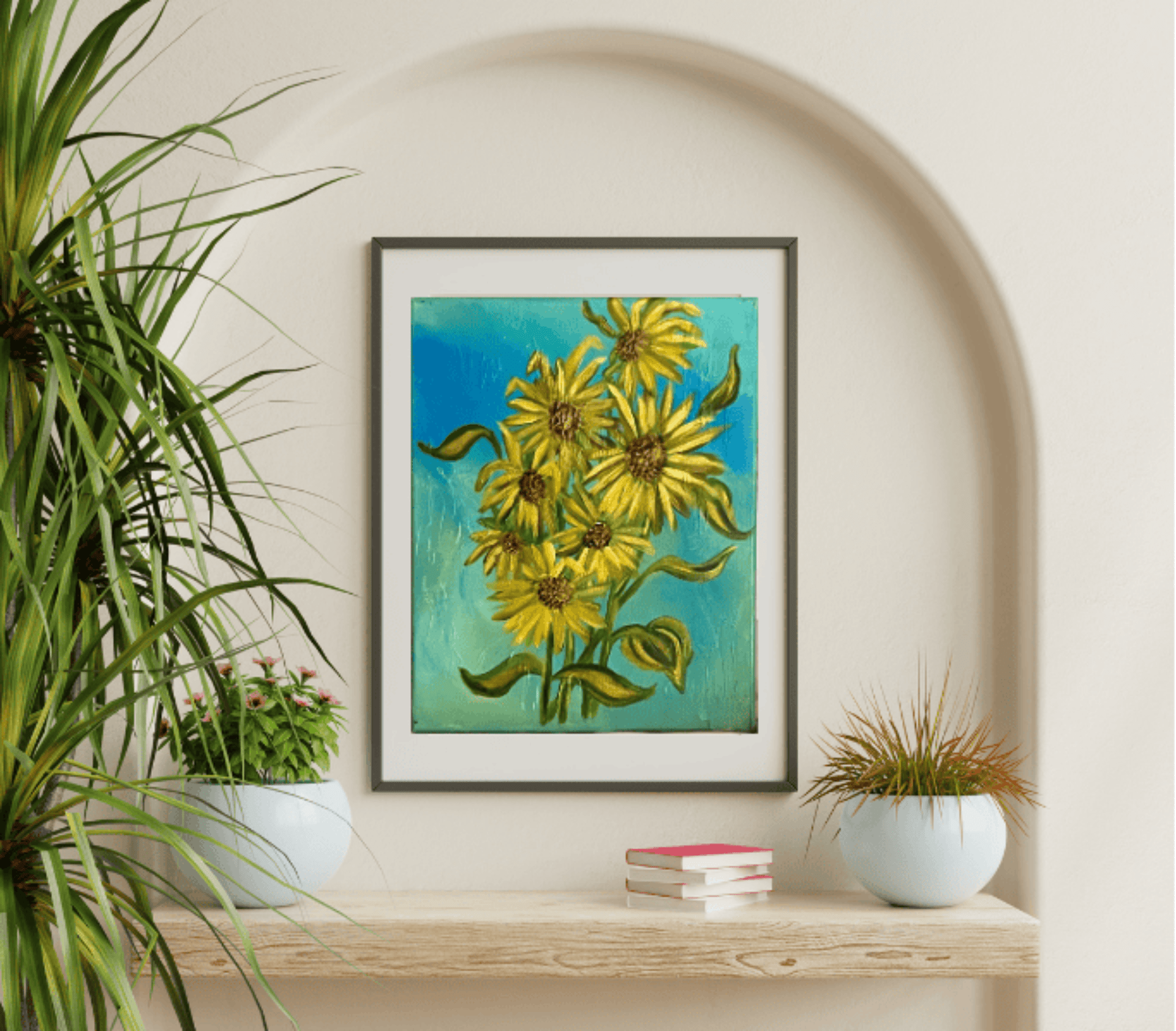Golden Daisies - Julie Jeanne Art