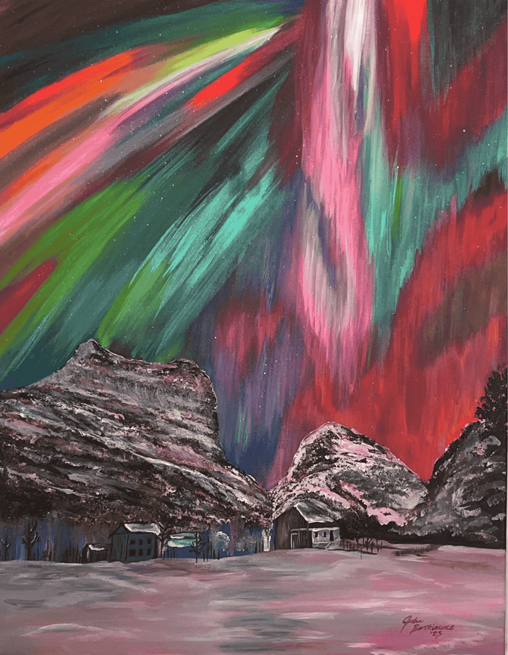 The Awe Above - Julie Jeanne Art