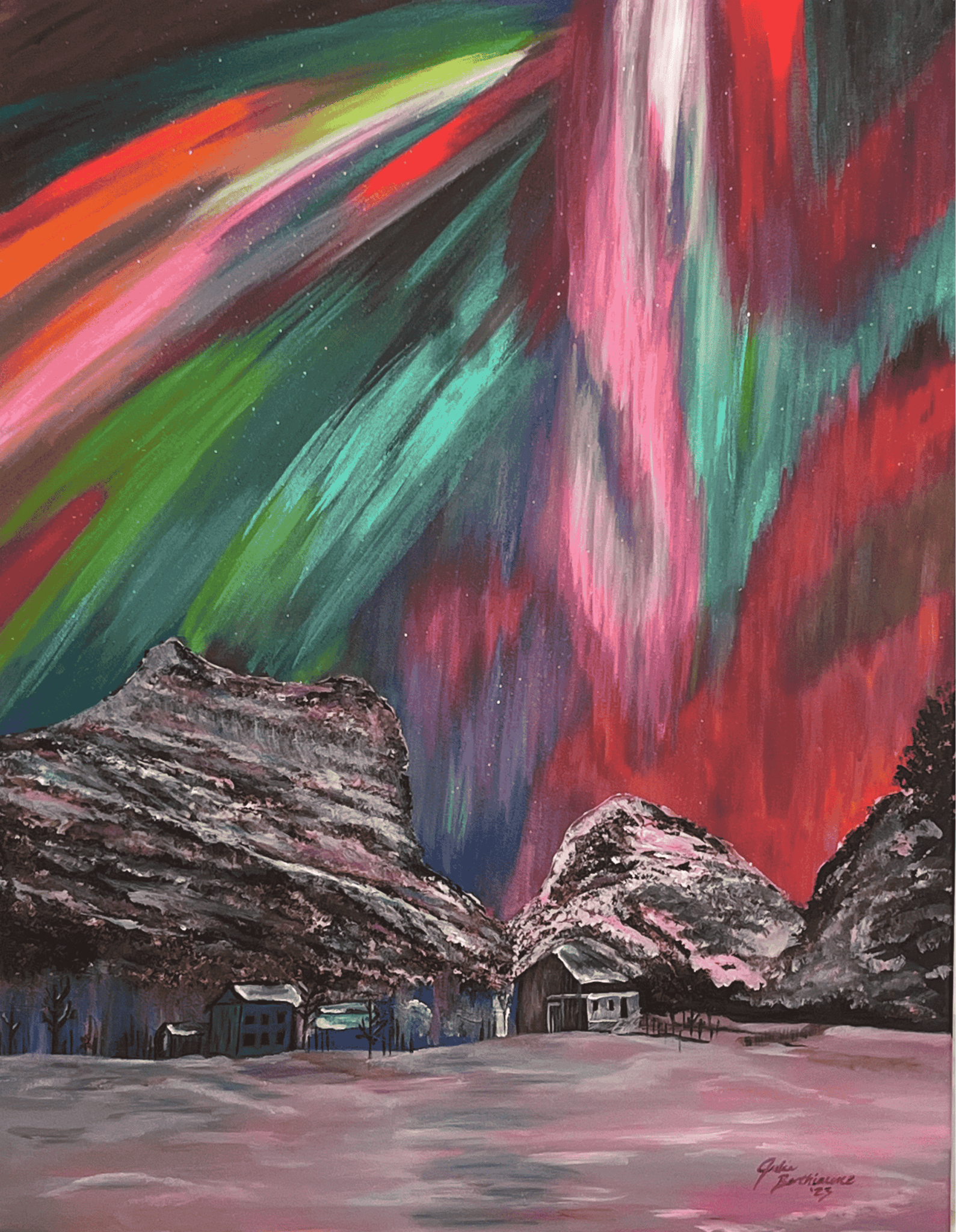 The Awe Above - Julie Jeanne Art