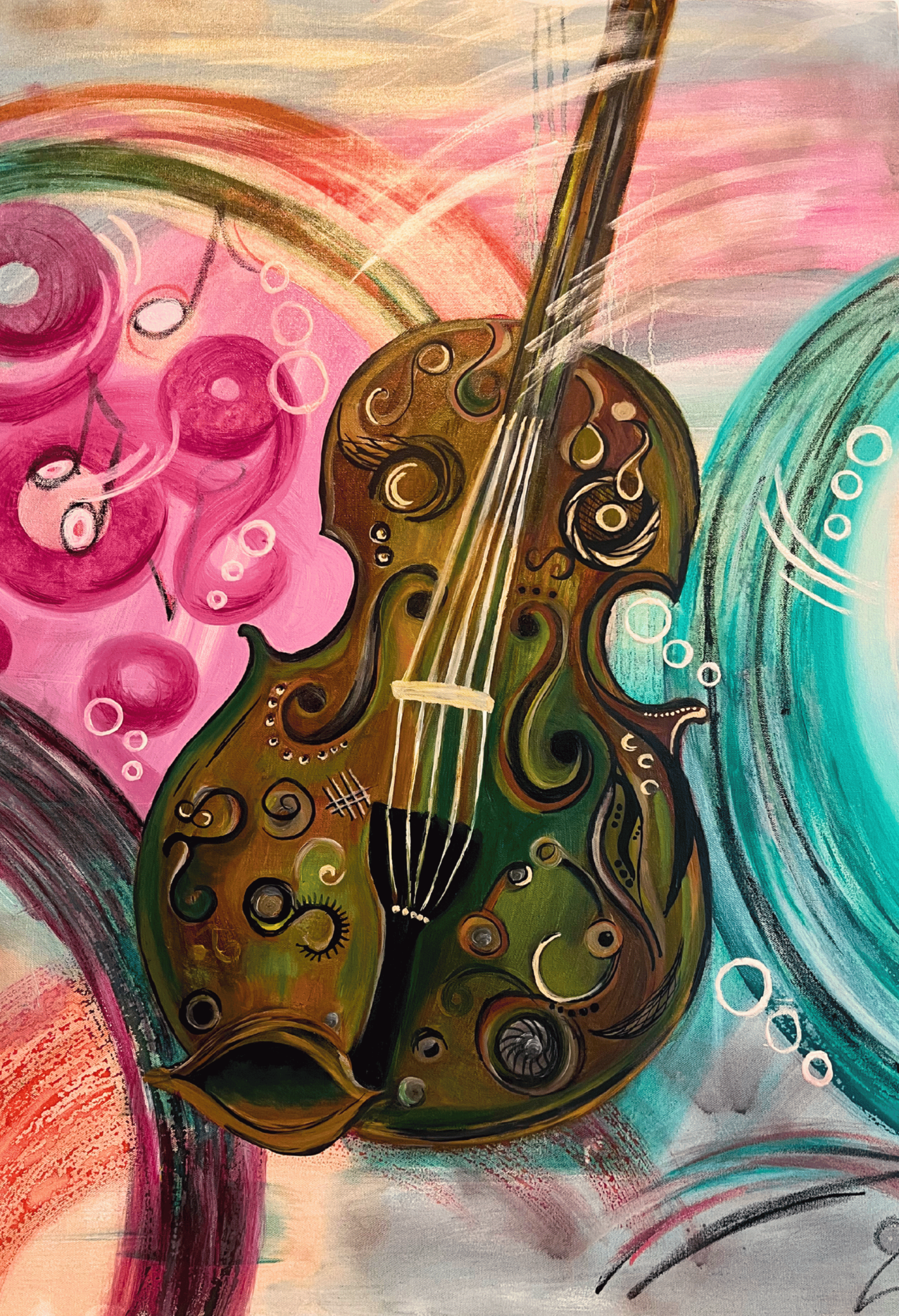 Echoes in Colour - Julie Jeanne Art