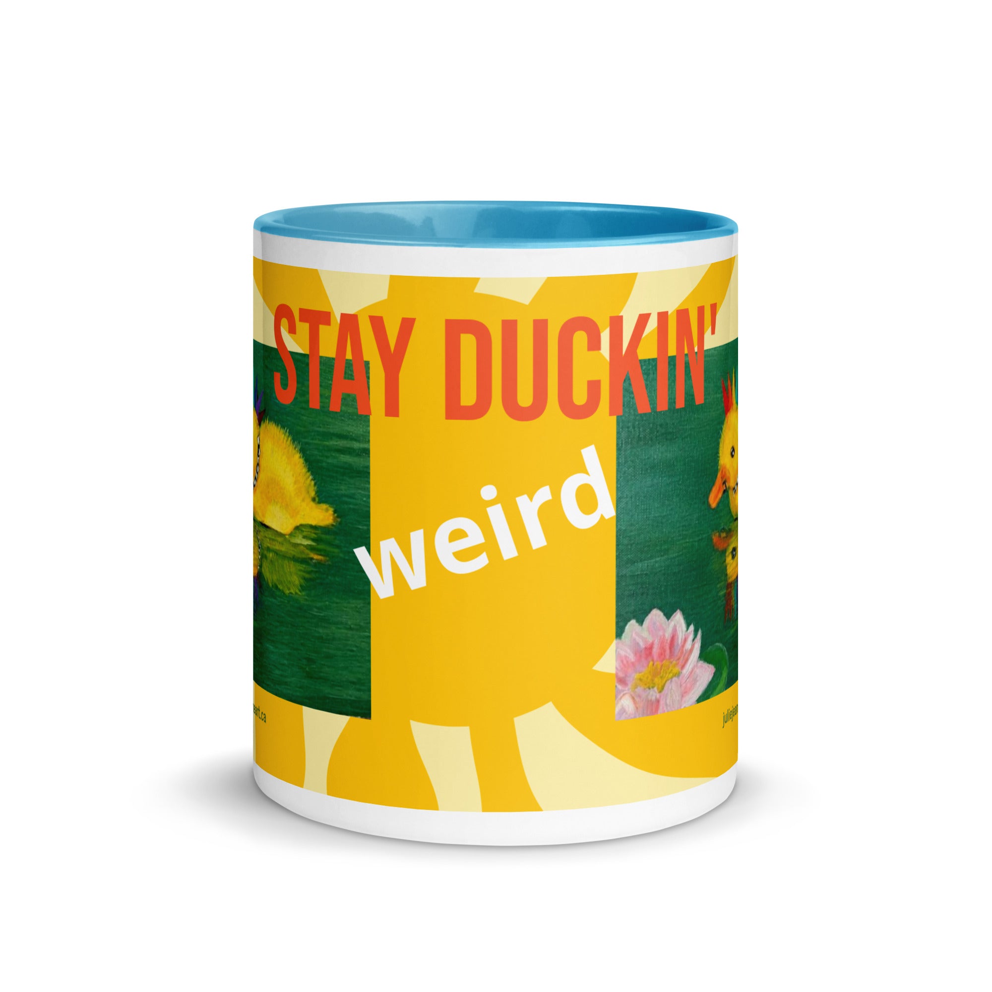 Punky Dunkling Mug - Stay Duckin' weird - Julie Jeanne Art