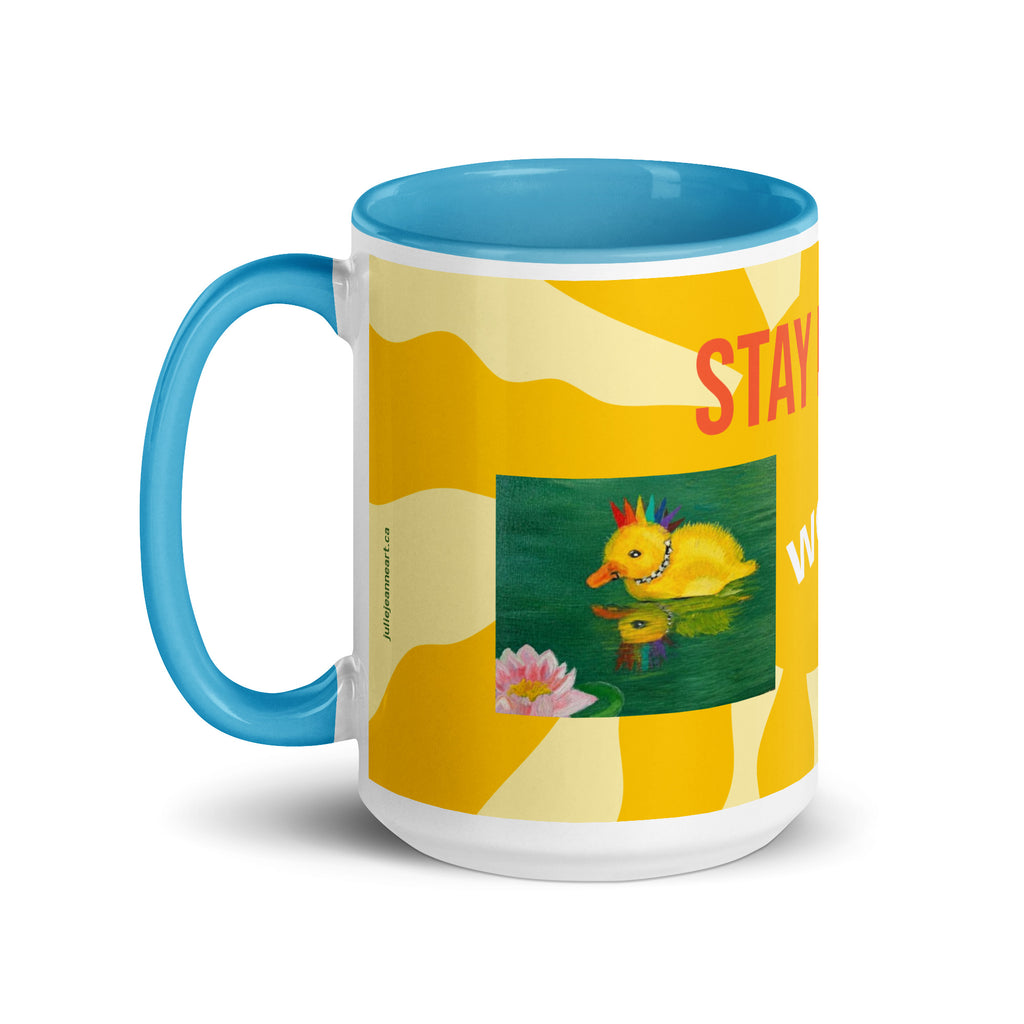 Punky Dunkling Mug - Stay Duckin' weird - Julie Jeanne Art