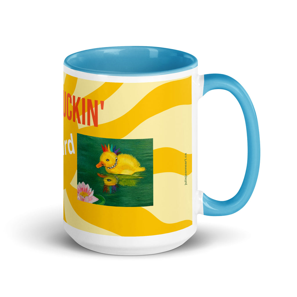 Punky Dunkling Mug - Stay Duckin' weird - Julie Jeanne Art