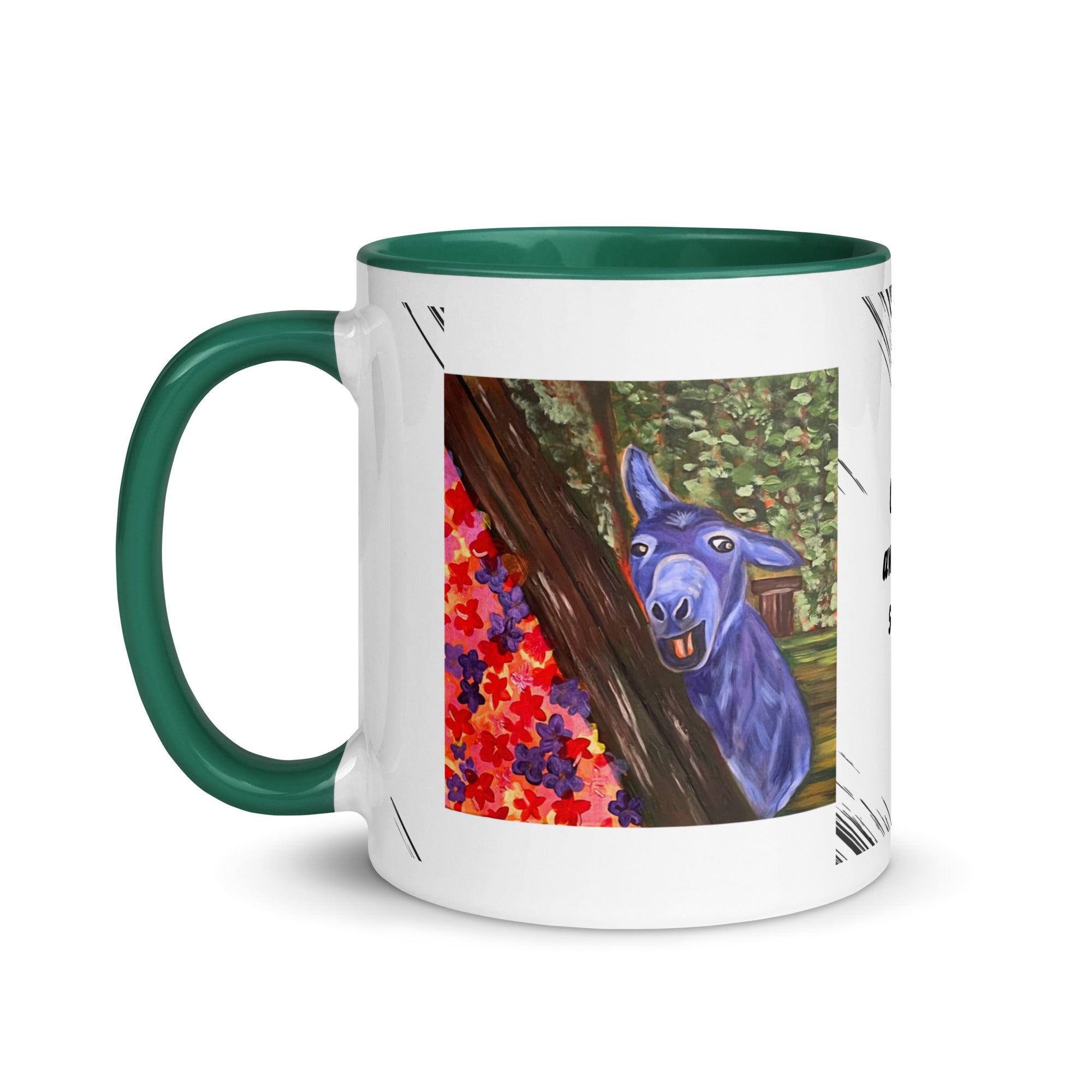Blue, But Happy - Mug - Julie Jeanne Art