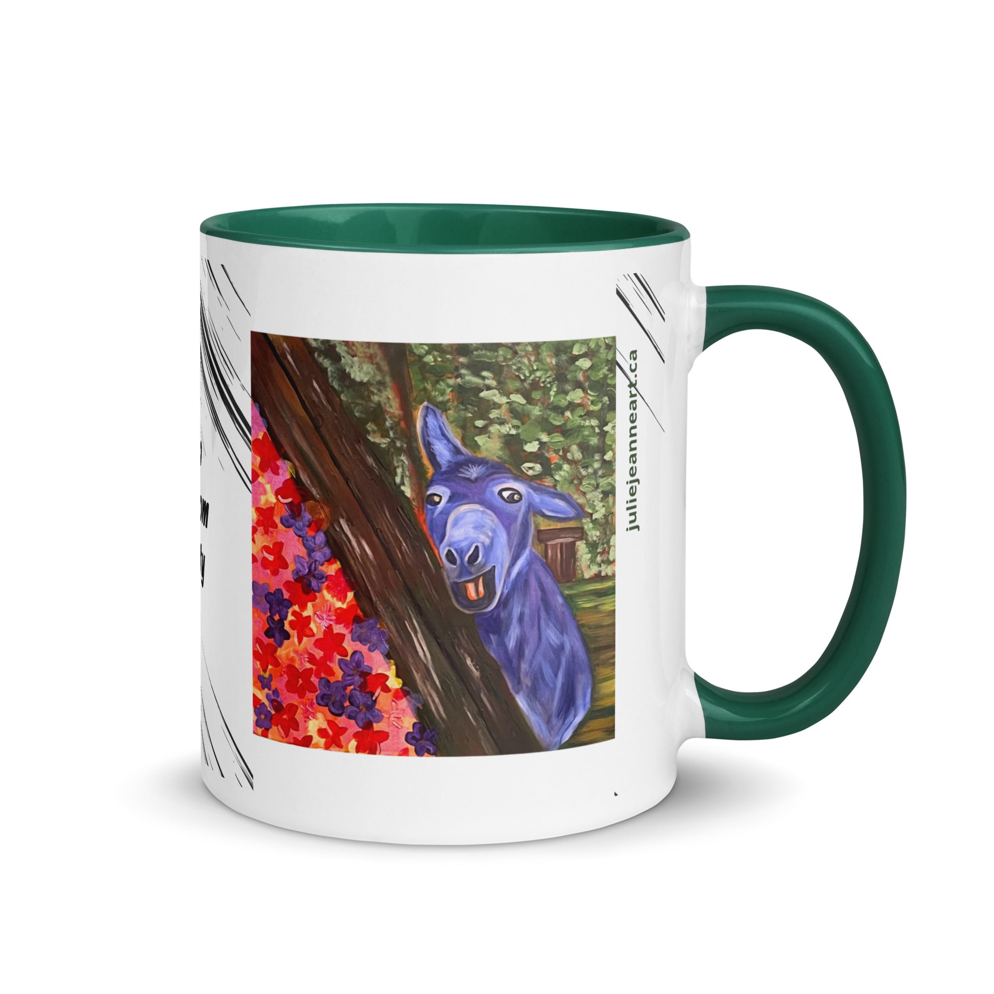 Blue, But Happy - Mug - Julie Jeanne Art